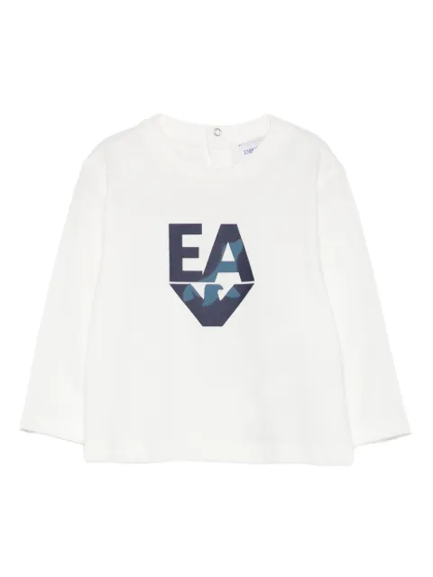Emporio Armani Kids logo-print long-sleeve t-shirt