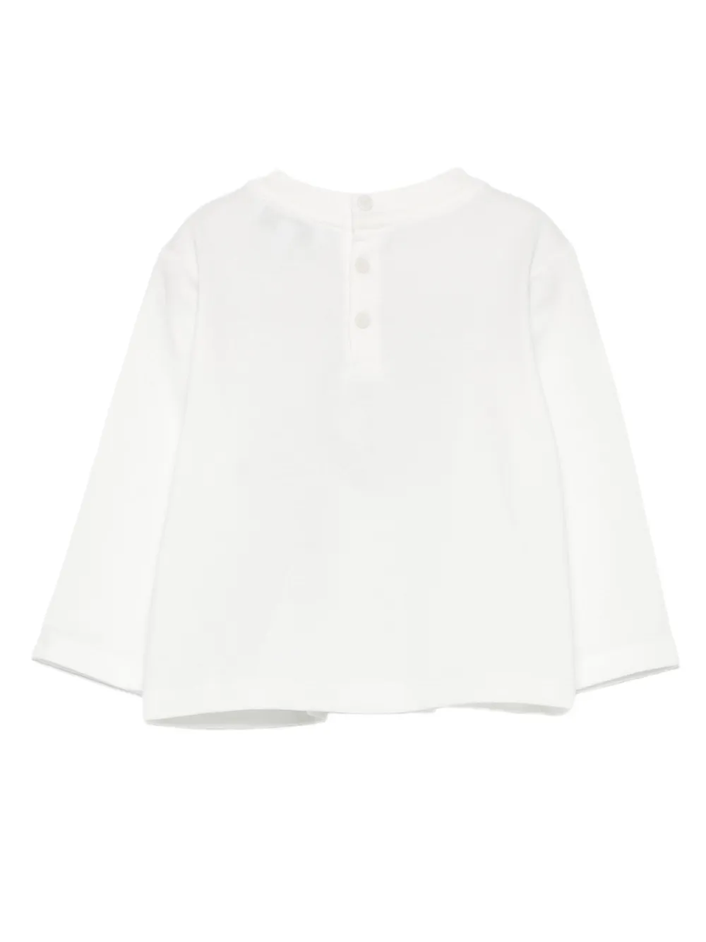 Emporio Armani Kids logo-print long-sleeve t-shirt Wit
