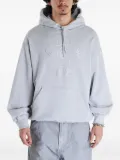 A BATHING APE® rhinestone college pullover hoodie - Grey