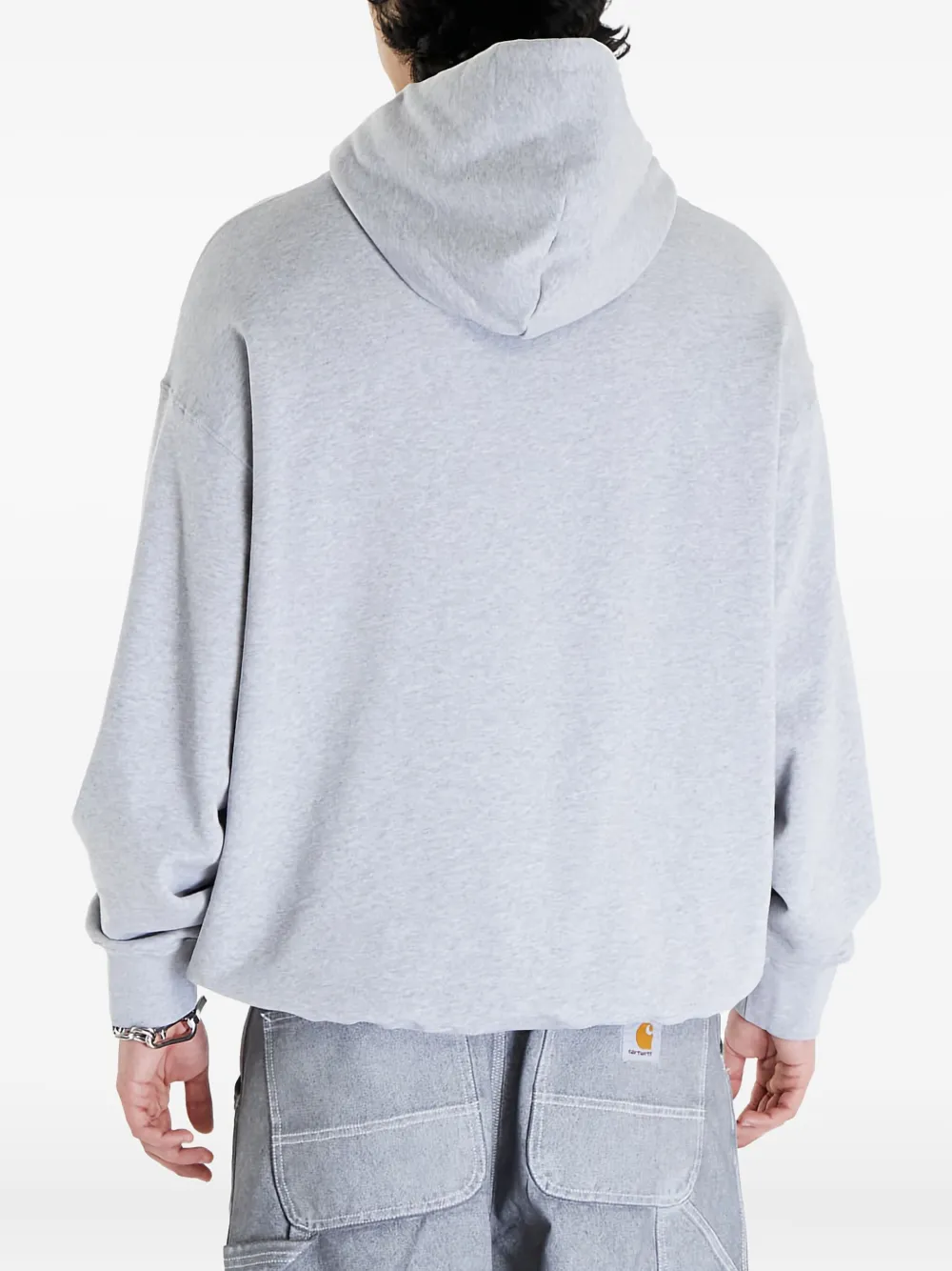 A BATHING APE Hoodie met stras Grijs