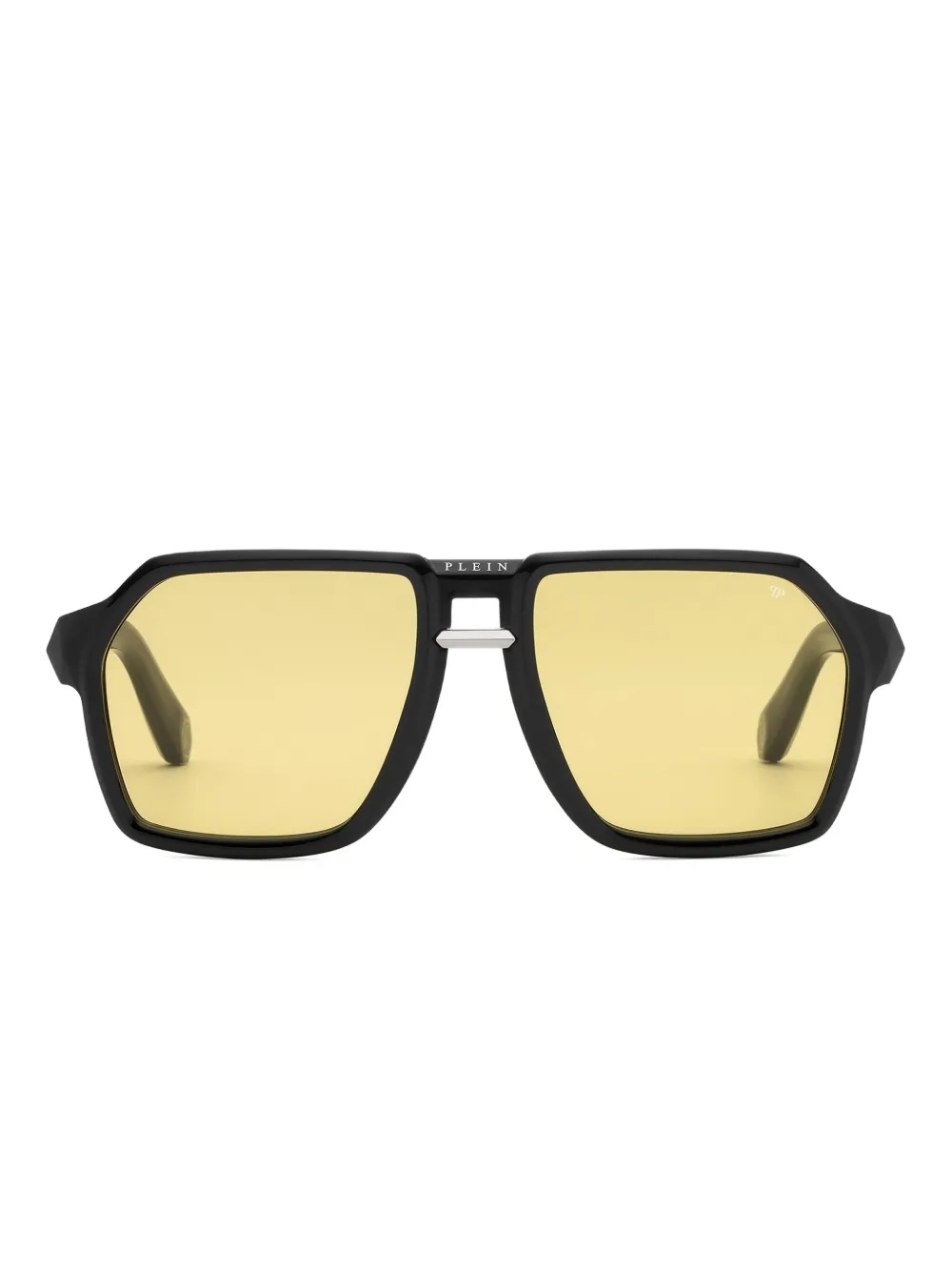 Philipp Plein Eyewear Occhiali da sole geometrici - Nero