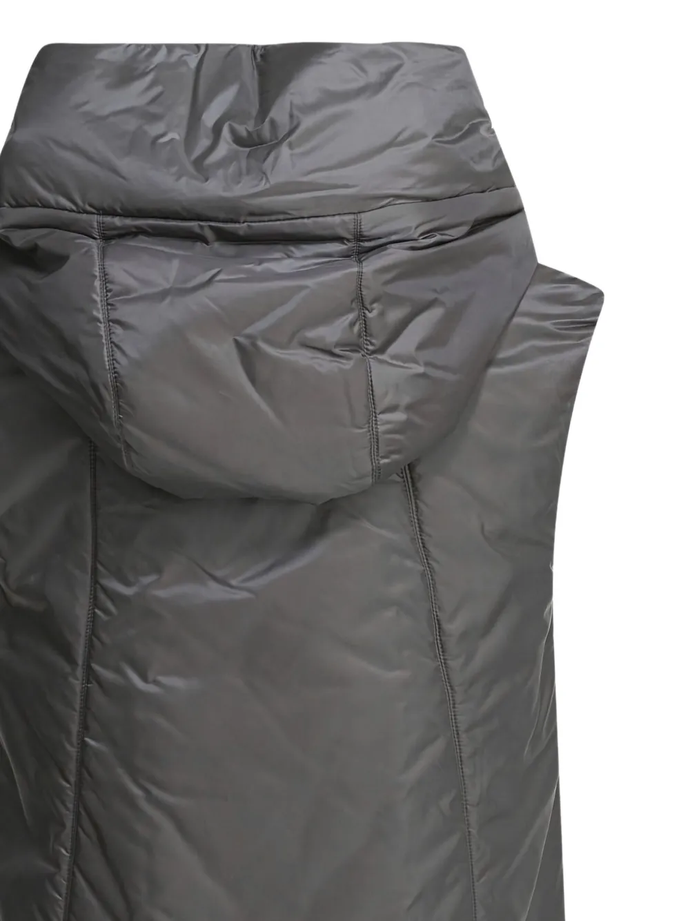 Max Mara hooded padded vest Zwart