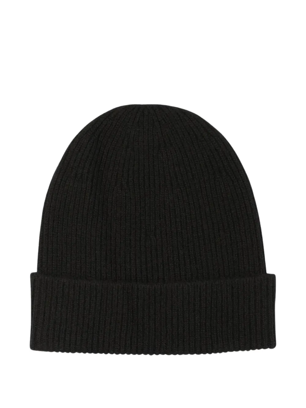 Kangra ribbed cashmere beanie - Zwart
