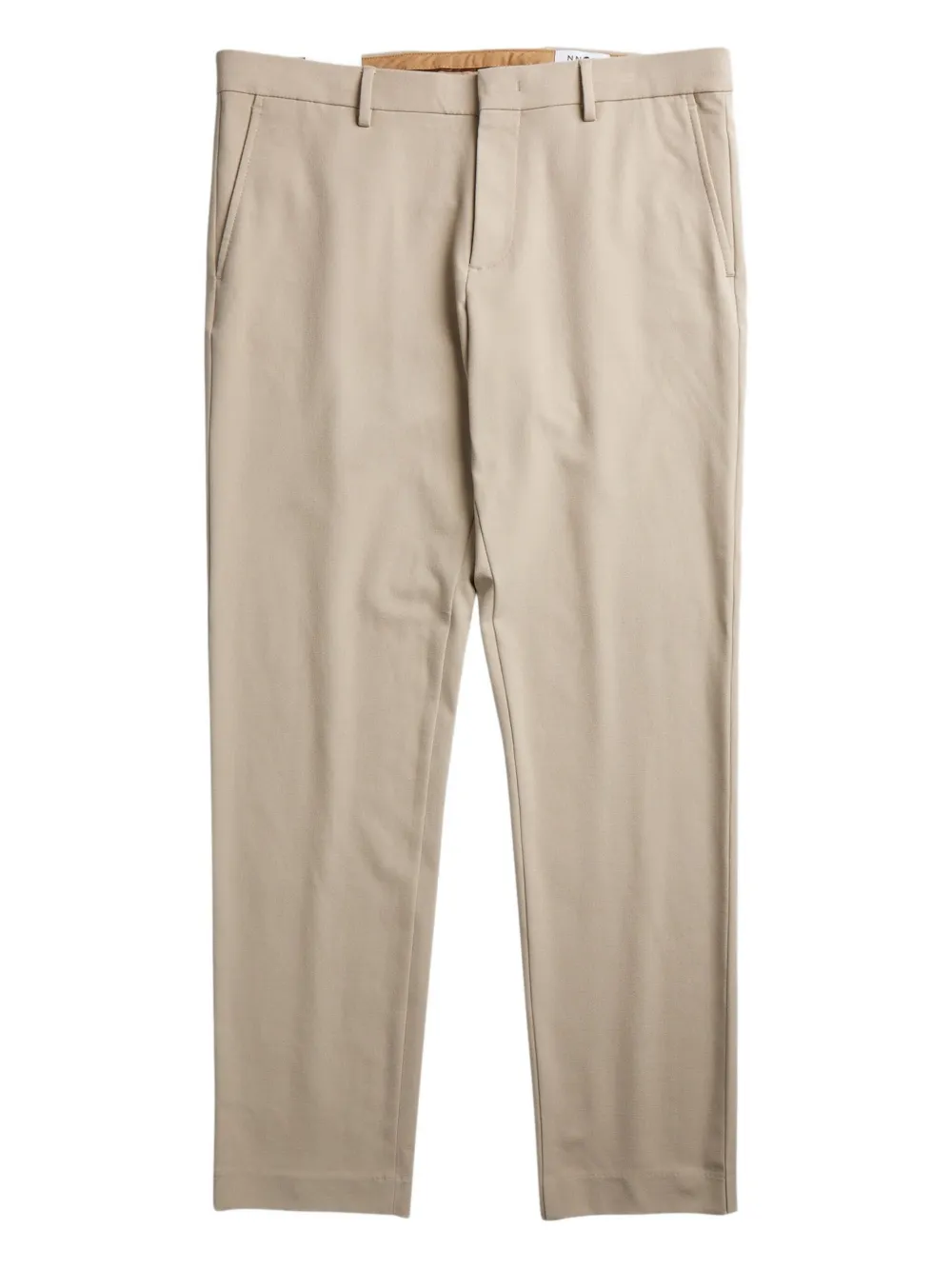 Nn07 Concealed-fastening Trousers In Neutral