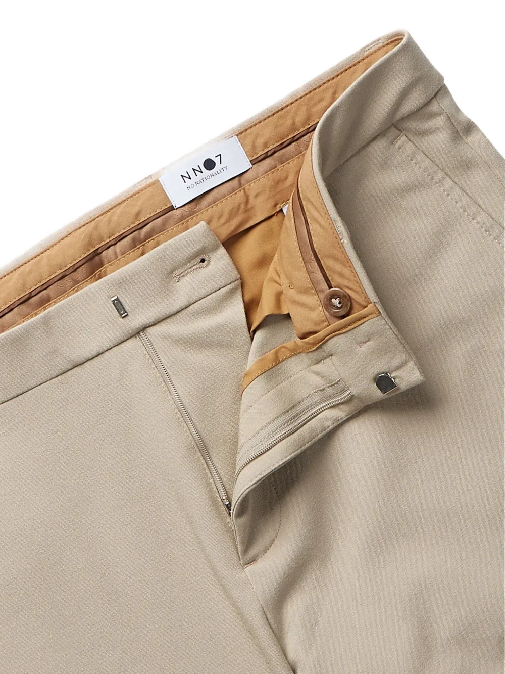 NN07 concealed-fastening trousers Bruin