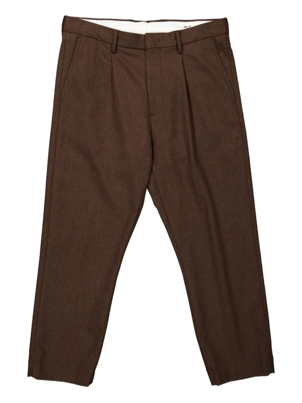 NN07 pleated trousers | Brown | Image 1
