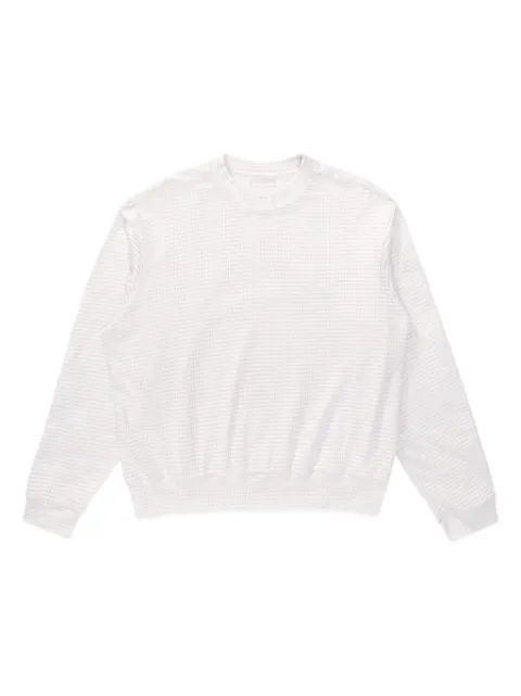 Lady White Co. Gauze crew-neck sweatshirt