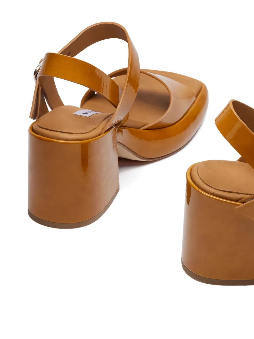 Miista sling back heeled sandals Brown