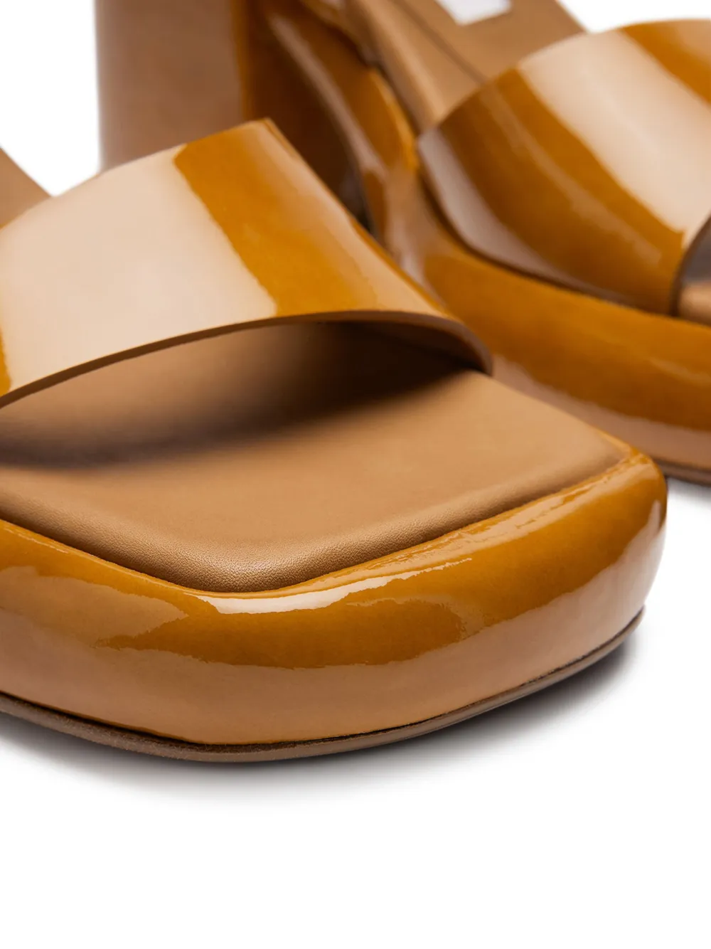Miista sling back heeled sandals Brown