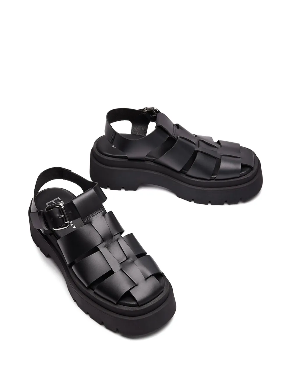 Miista Kornelia buckle sandals Black
