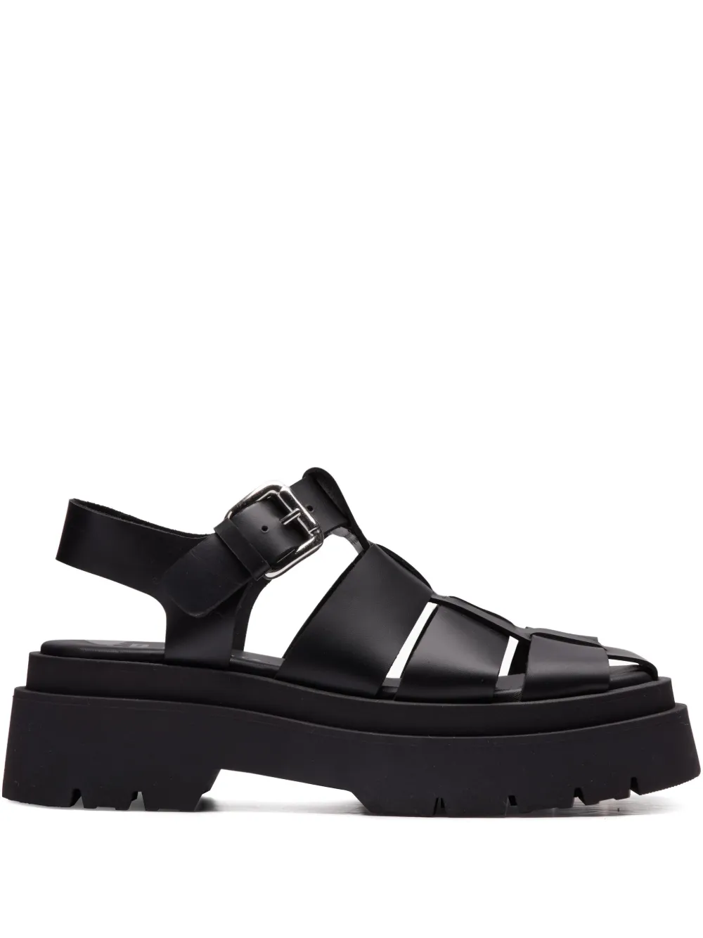 Miista Kornelia buckle sandals Black