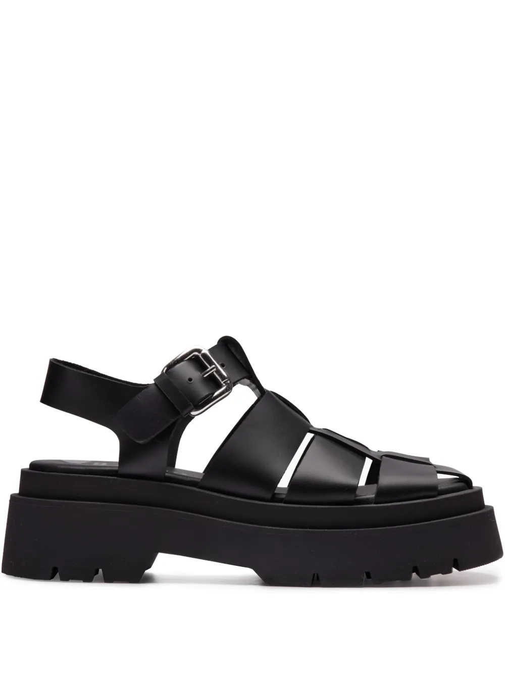 Miista Kornelia buckle sandals Black