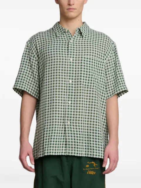 Palmes gingham check shirt