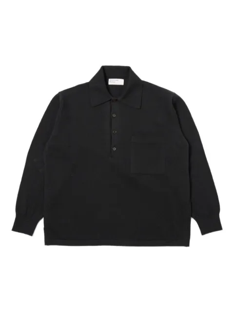 Universal Works long-sleeve polo shirt