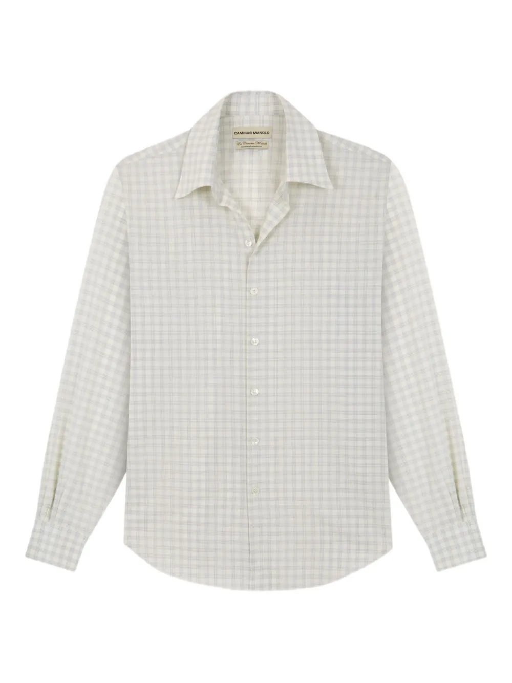 checked long-sleeve shirt
