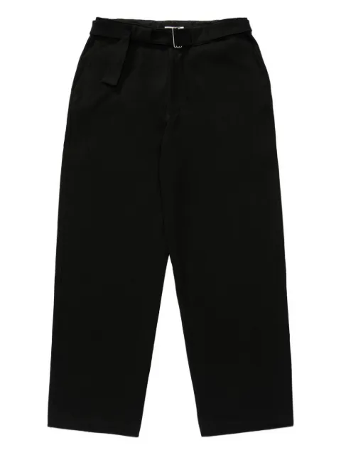 Lady White Co. belted cotton trousers
