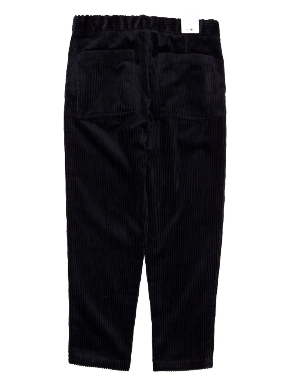 NN07 corduroy drawstring trousers Zwart