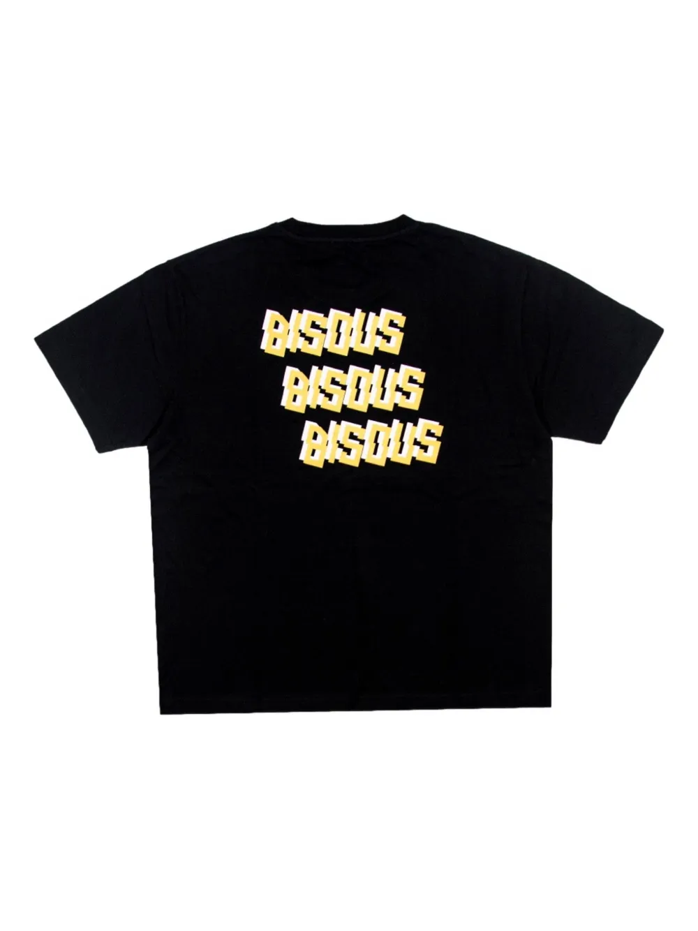 Bisous Skateboards X3 T-shirt met print - Zwart