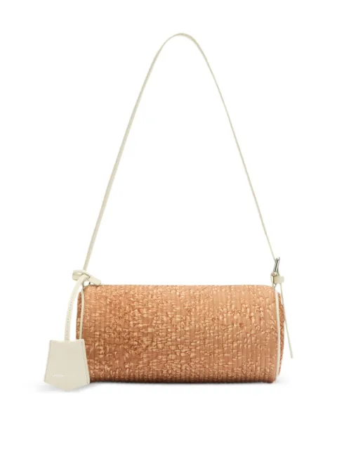 UMBER POSTPAST cylindrical textured shoulder bag
