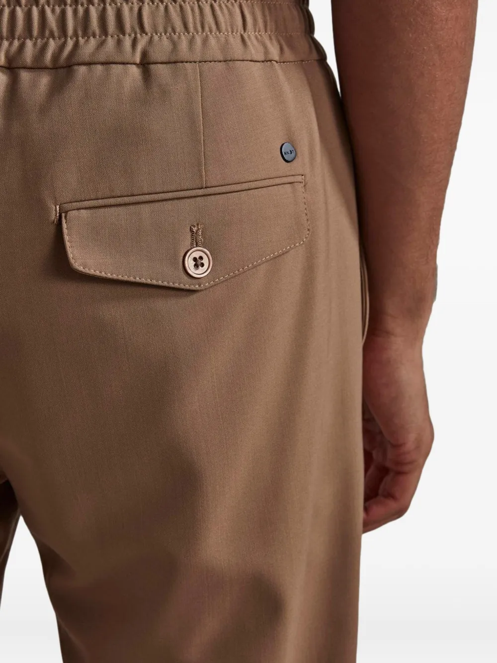 NN07 elasticated-waist trousers Bruin