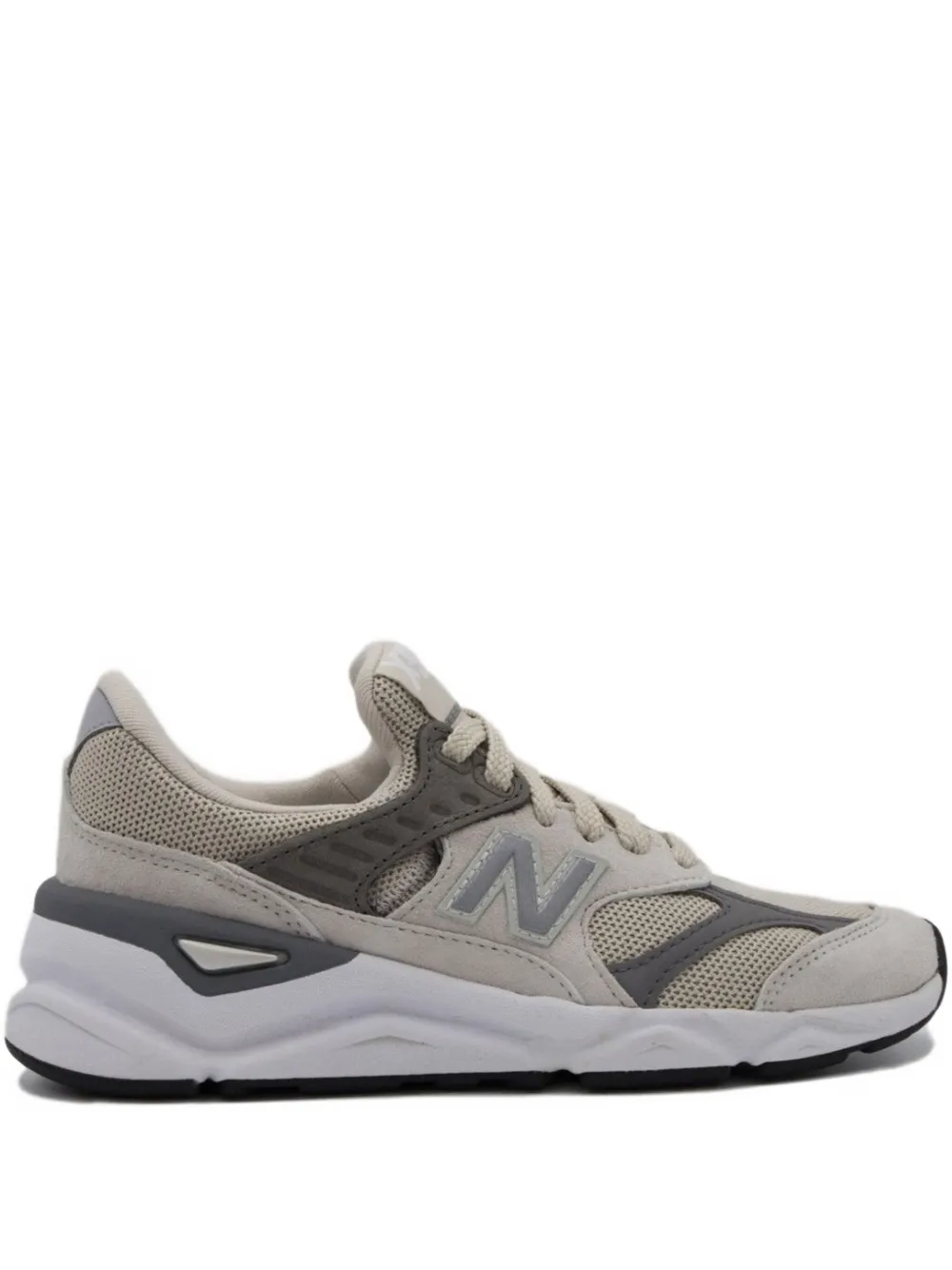 New Balance X90 panelled lace-up sneakers Grey