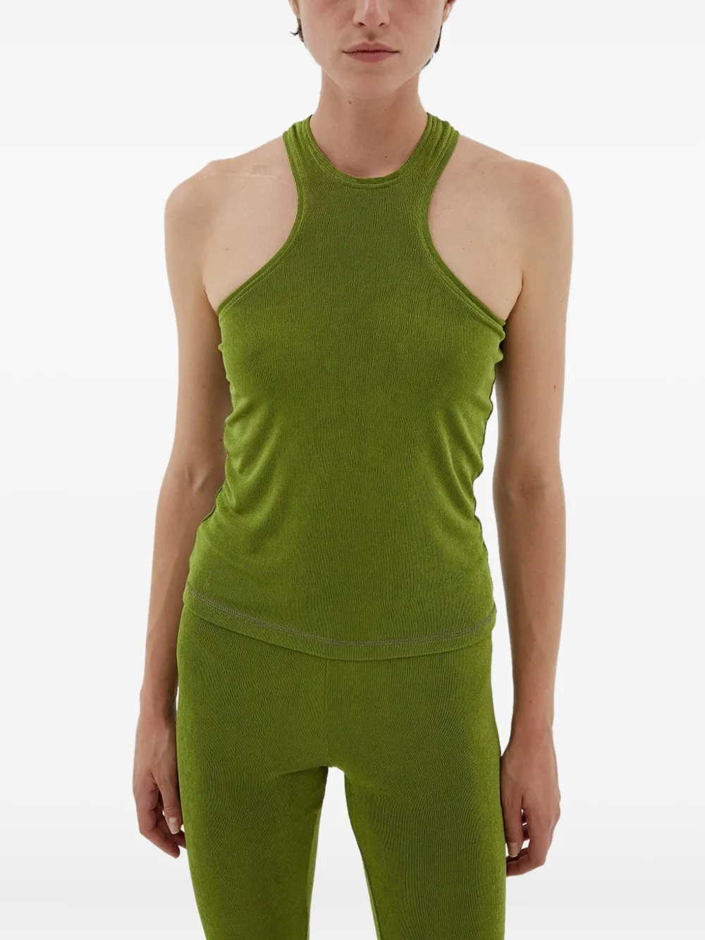 Miista racer-back tank top | Green | Image 1