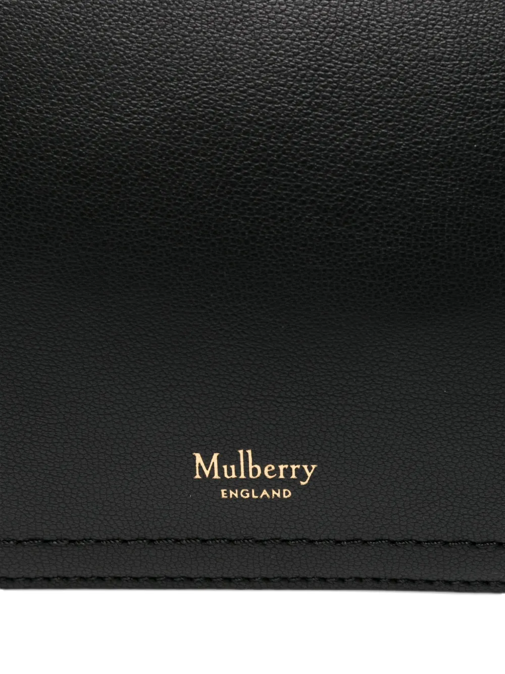 Mulberry Clovelly leather zip-top cross body bag Zwart
