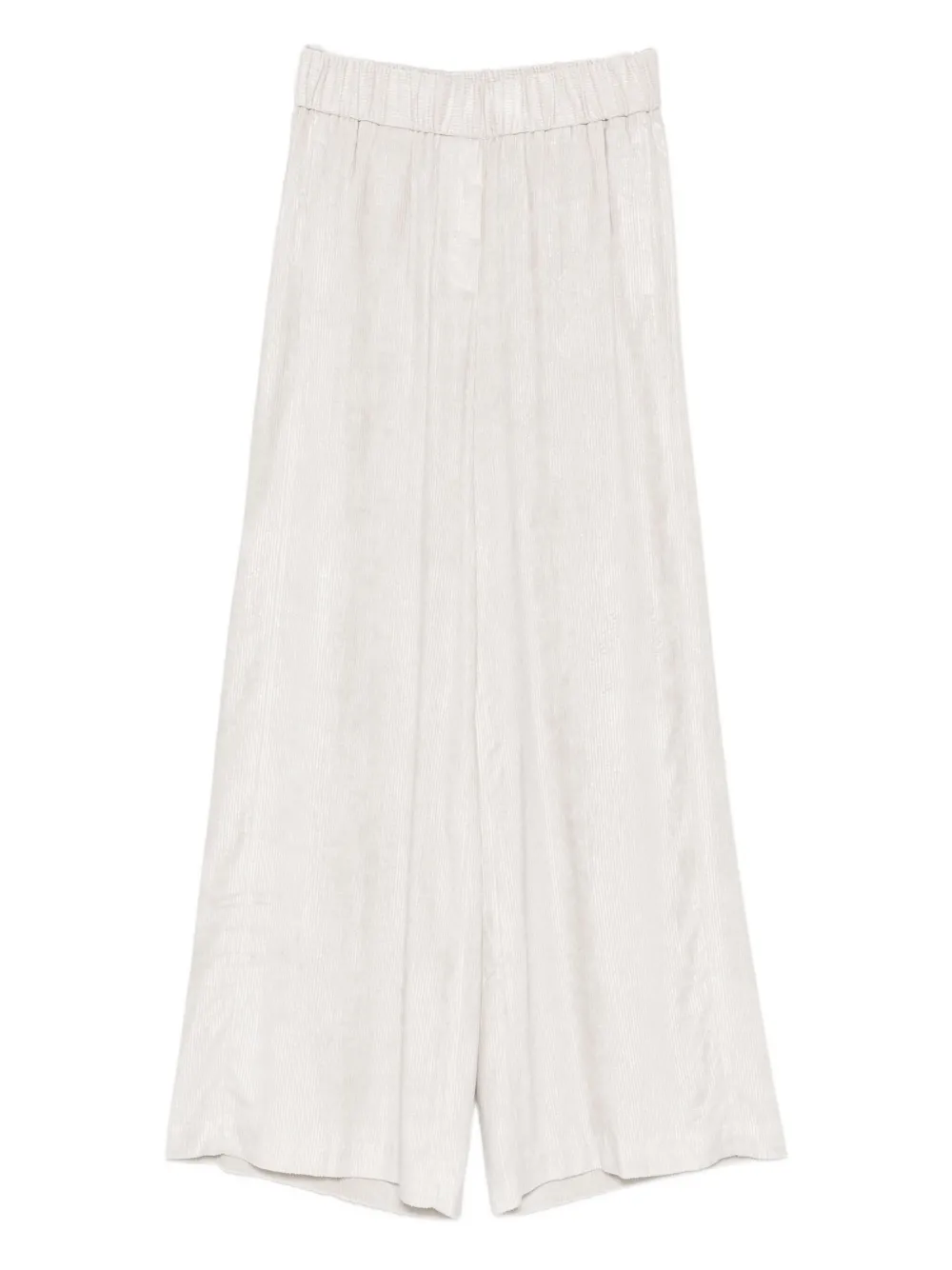 Peserico elastic-waist trousers Beige