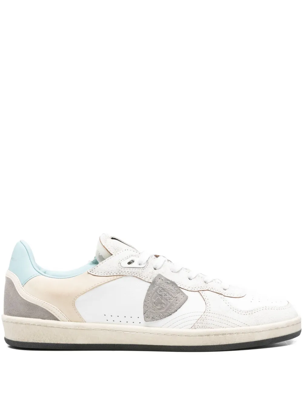 Philippe Model Paris leather panel sneakers White