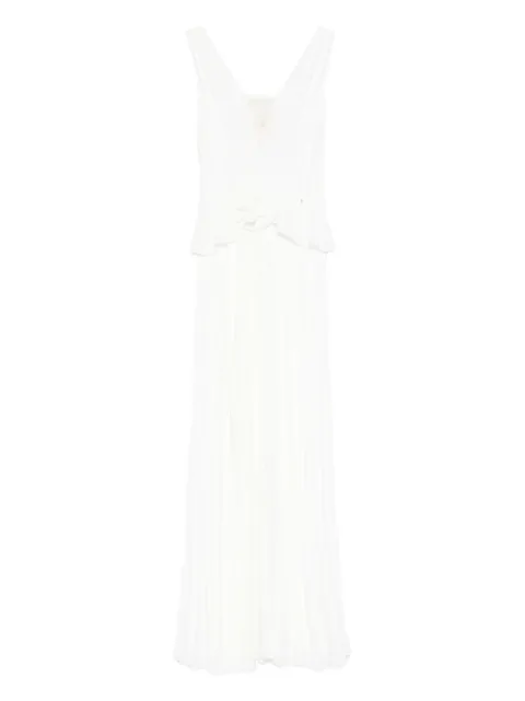 NISSA pleated maxi dress