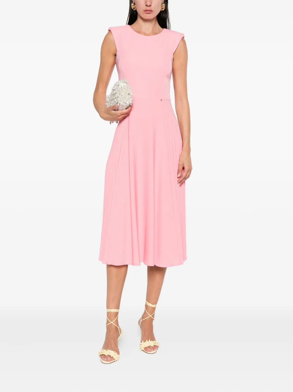 NISSA pleated sleeveless midi dress | Day Dresses | Image 2