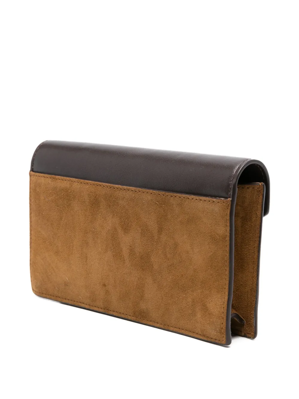 Polo Ralph Lauren Leren suède clutch Bruin