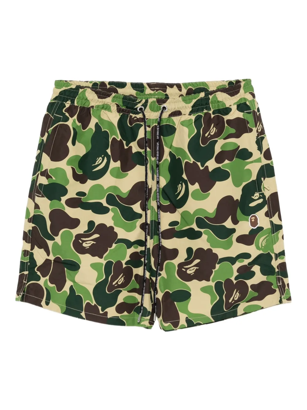 graphic-print shorts