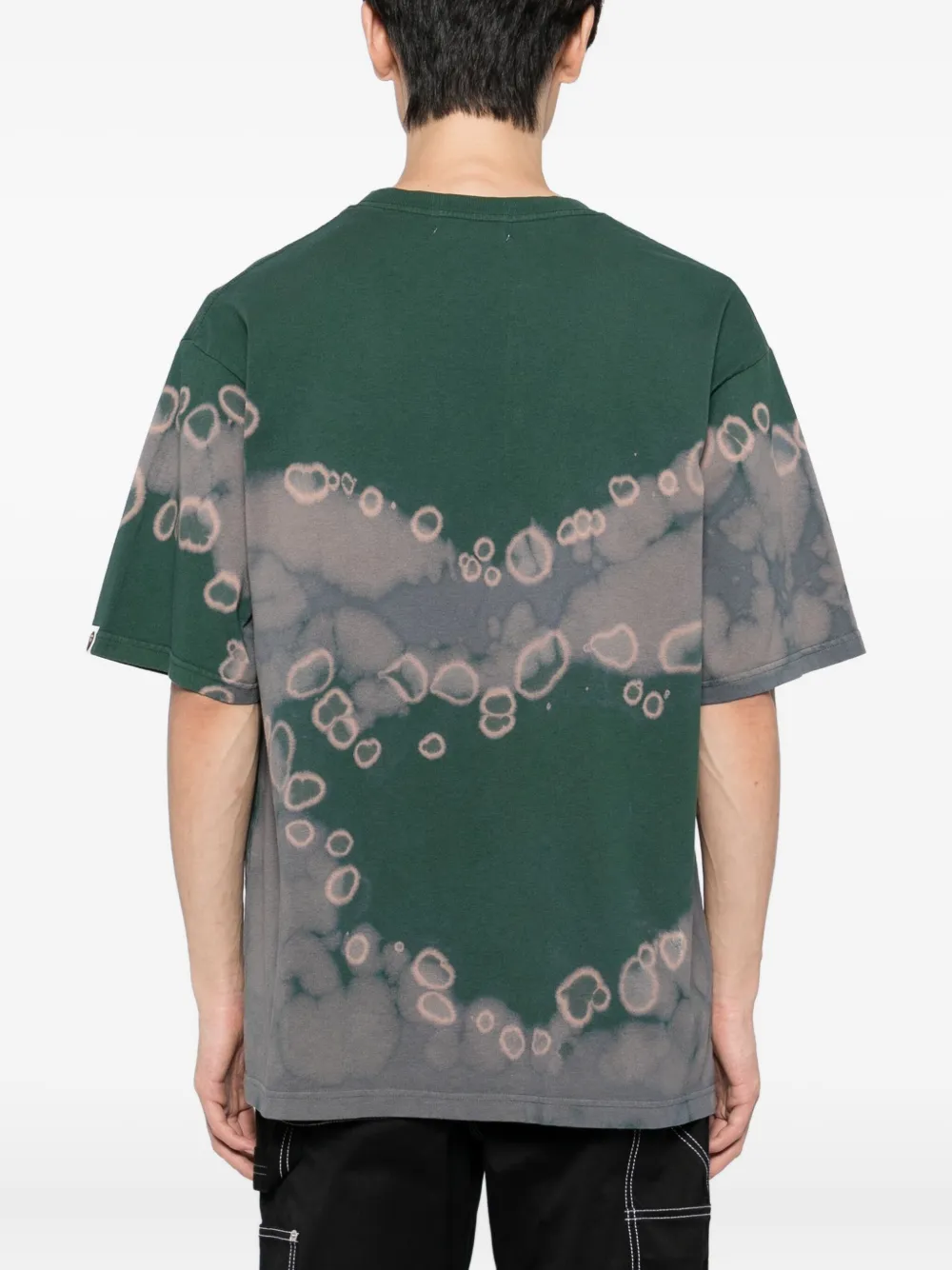 A BATHING APE T-shirt met ronde hals Groen