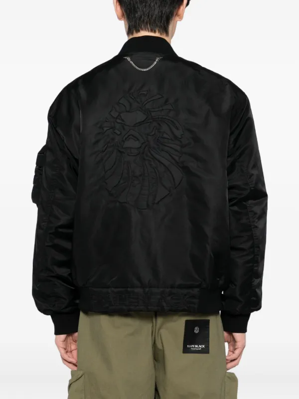 A BATHING APE® ジップアップ ボンバージャケット | ブラック