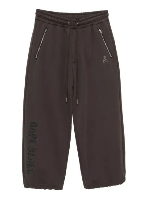 BAPE BLACK *A BATHING APE® elasticated waistband trousers