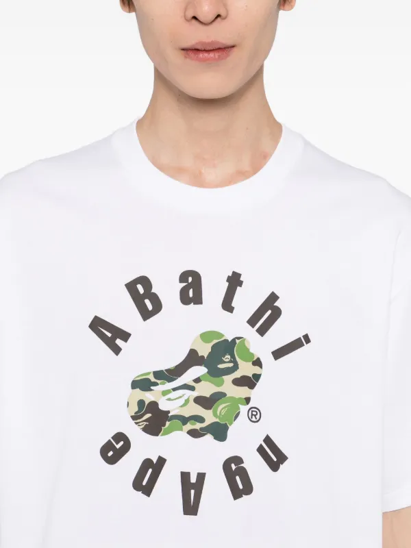 A BATHING APE® グラフィック Tシャツ | ホワイト | FARFETCH JP