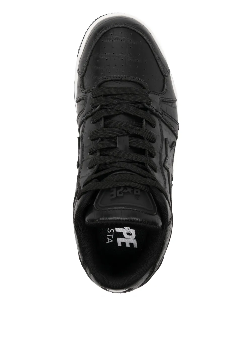 A BATHING APE star-embellished trainers Black