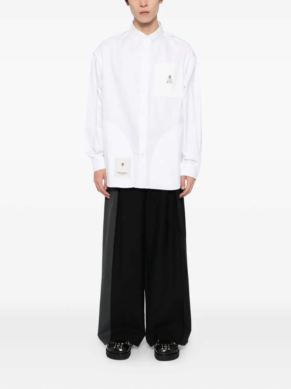 BAPE BLACK *A BATHING APE Overhemd met lange mouwen - Wit
