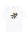 *BABY MILO® STORE BY *A BATHING APE® printed cotton T-shirt - White