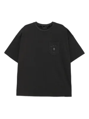 Chrome Hearts neck-logo T-shirt | Black | FARFETCH UK