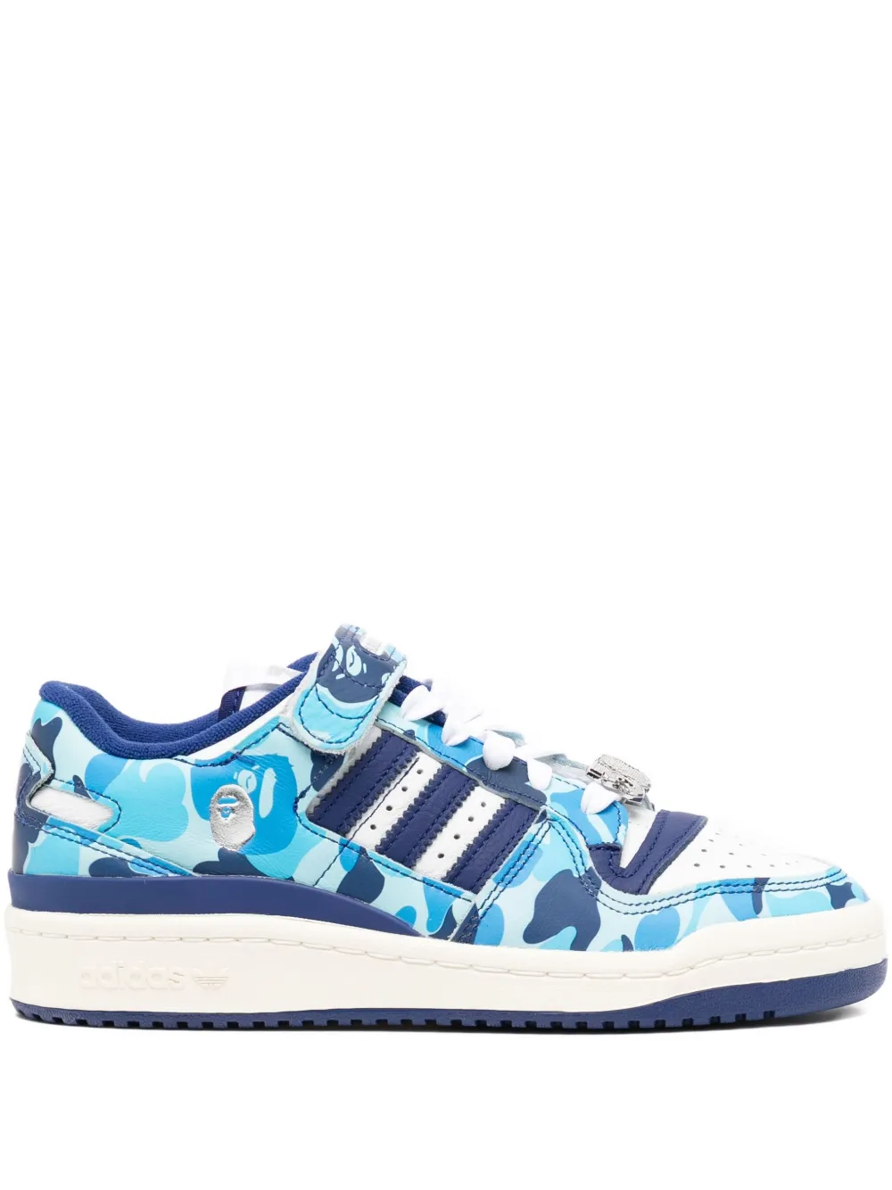 A BATHING APE x Adidas Forum 84 trainers Blue