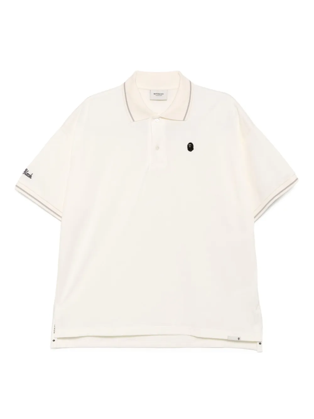 Bape Cotton Polo Top In Neutral