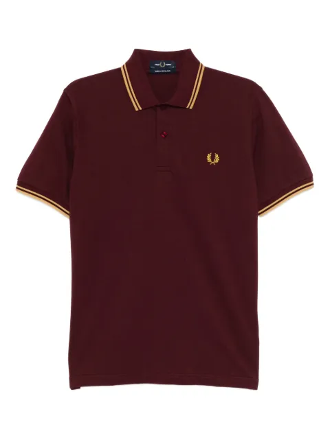 Fred Perry embroidered-logo polo top