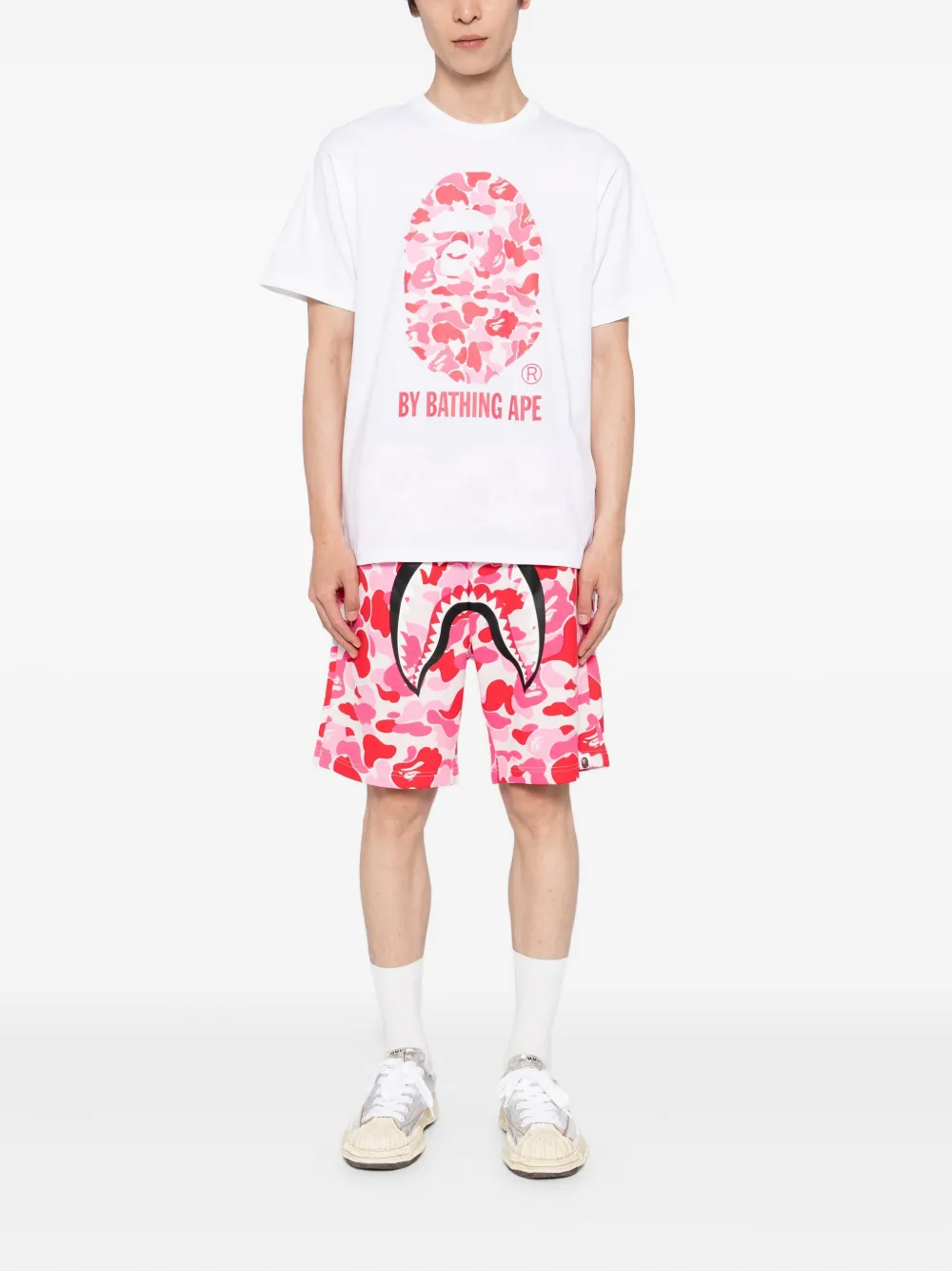 A BATHING APE Katoenen T-shirt - Wit