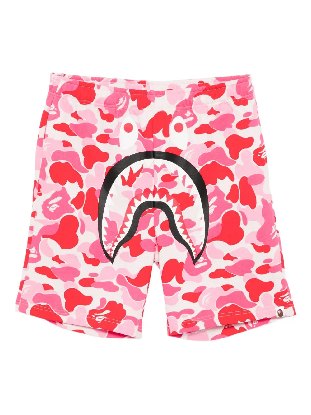 A BATHING APE Shorts met grafische print Roze