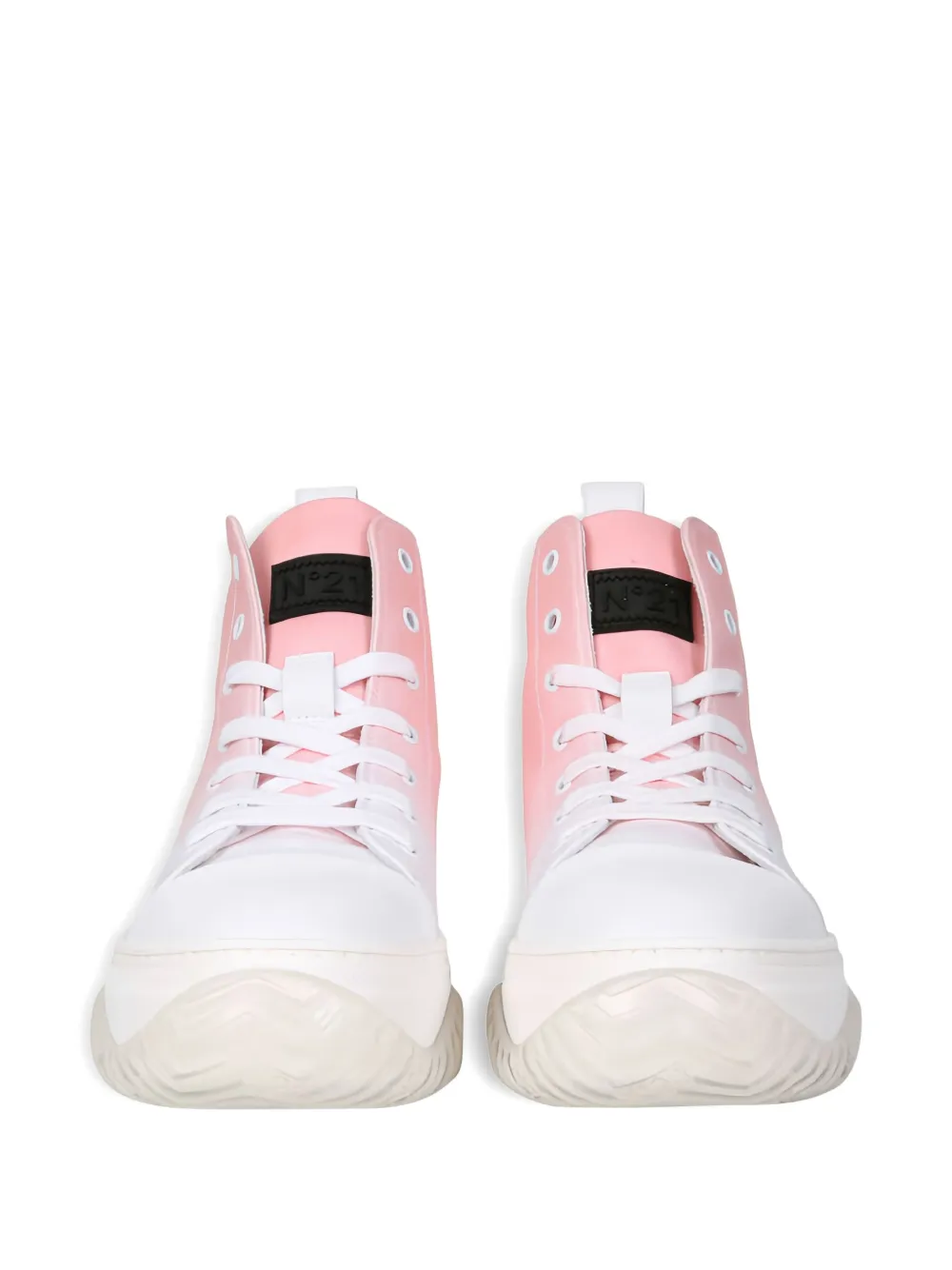 Nº21 Sneakers met logopatch Roze
