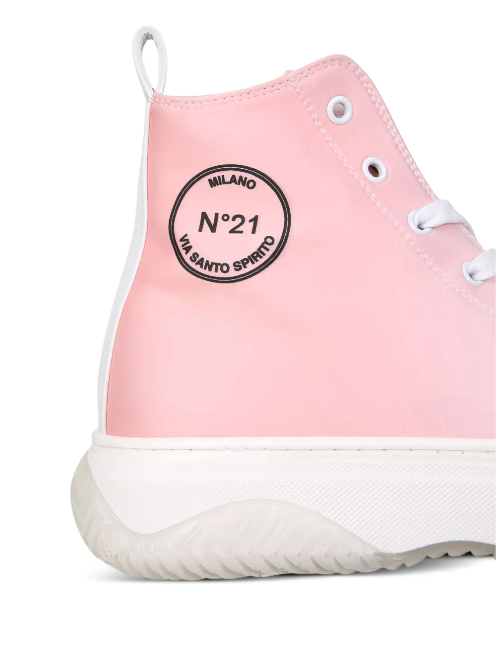 Nº21 Sneakers met logopatch Roze