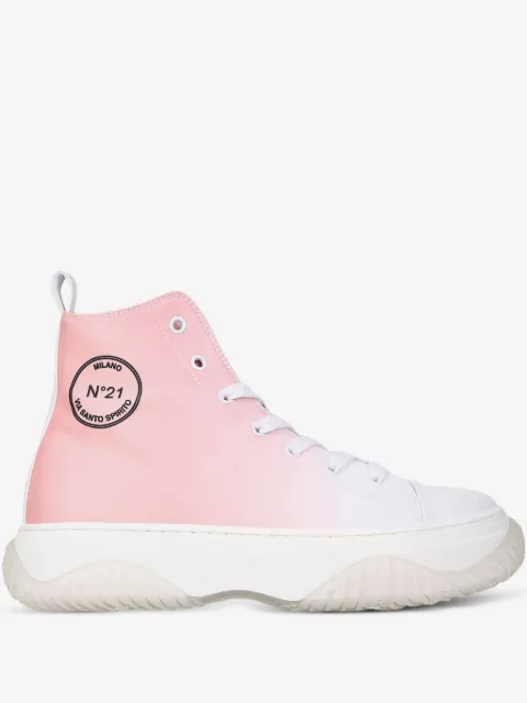 Nº21 logo-patch sneakers
