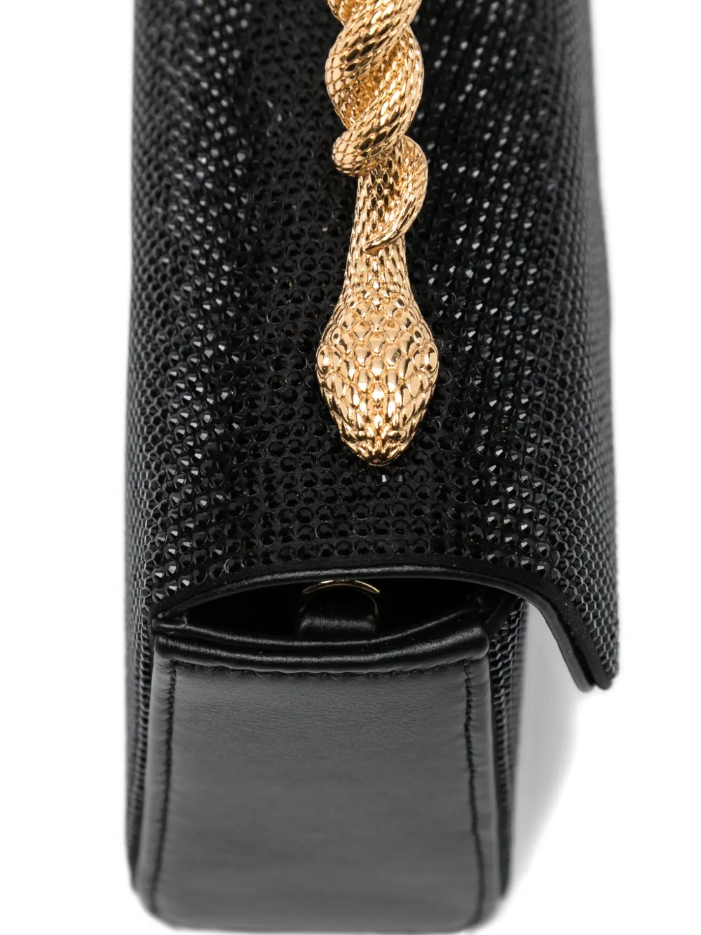 René Caovilla Crystal-embellished Tote Bag In Black